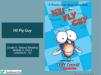 Preview of "Hi! Fly Guy" Google Slides- Bookworms Supplement