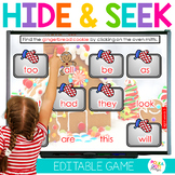 Hide and Seek Game | Gingerbread Man Sight Word Practice |