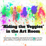 "Hiding the Veggies" in the Art Room