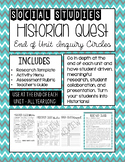 "Historian Quest" Social Studies Inquiry Circles