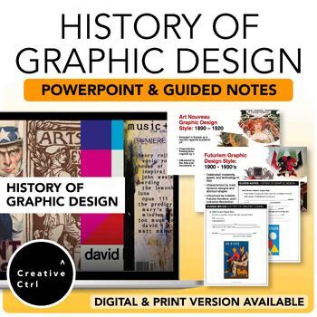 Preview of "History of Graphic Design" PowerPoint and Guided Notes!