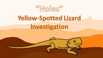 holes movie yellow spotted lizard
