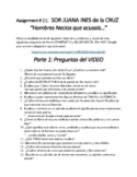 "Hombres Necios que acusais..." de Sor Juana Ines de la Cr