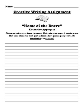 creative writing about brave