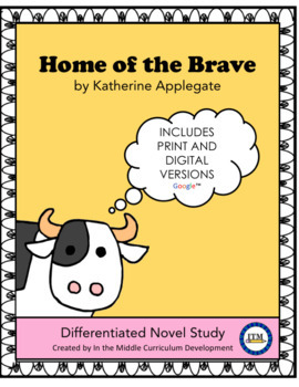 Preview of "Home of the Brave" Novel Study