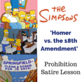 'Homer vs. the Eighteenth Amendment' Prohibition Satire Lesson