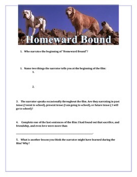 Preview of "Homeward Bound" Movie Guide