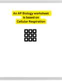 (Honors Biology) A Cellular Respiration-related Assessment...