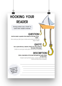 Writing a hook sentence