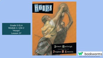 Preview of "Hoops" Google Slides- Bookworms Supplement