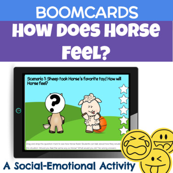 Preview of "How Does Horse Feel?" Social-Emotional Learning