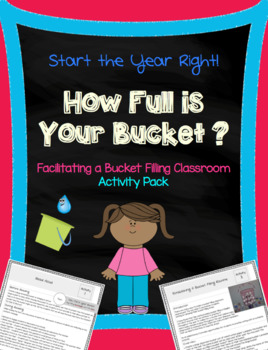 Preview of How Full Is Your Bucket Lessons & Activities