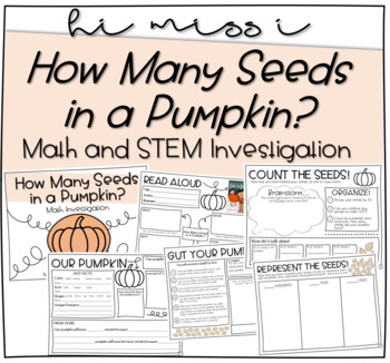 Preview of "How Many Seeds in a Pumpkin?" Hands-On STEM Investigation