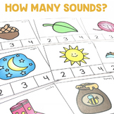 "How Many Sounds" Center - 1st Grade Literacy Centers - August