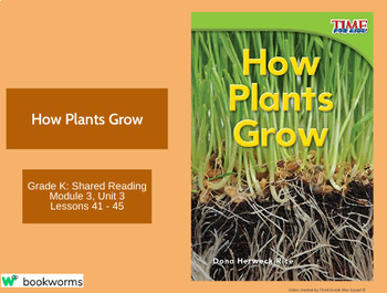 Preview of "How Plants Grow" Google Slides- Bookworms Supplement