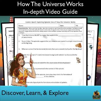 Preview of  'How The Universe Works Ep 1' Ultimate Video Guide: Engaging Worksheet!