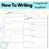 "How To" Writing Paper Template