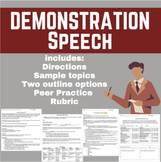 "How to" Demonstration Speech directions, outline, and rubric