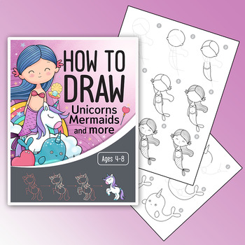 Preview of How to Draw Unicorns Mermaids and More