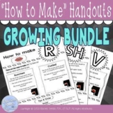 "How to Make" Articulation Handouts GROWING BUNDLE