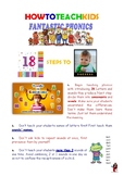 "How to Teach Kids PHONICS?" 18 steps to SUCCESS + 17 Phon