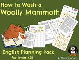 'How to Wash a Woolly Mammoth' Planning Pack