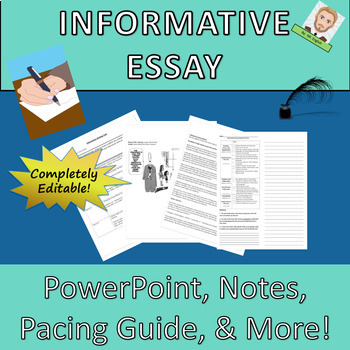 Preview of Informative Essay Complete Common Core Lesson Plan ~ Distance Learning