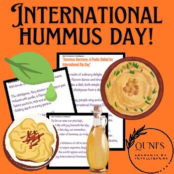 Preview of "Hummus Harmony: A Poetic Ballad for International Dip Day" 13th May!