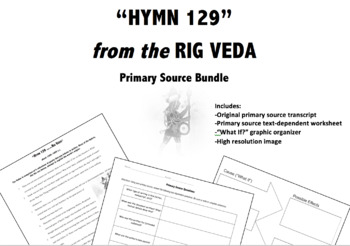 Preview of "Hymn 129" from the Rig Veda (Hinduism)- Primary Source Bundle