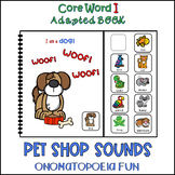 "I" Adapted Interactive Book "Pet Shop Sounds" | Onomatopo