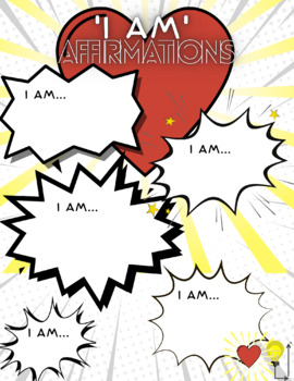 Preview of "I Am" Affirmation Activity