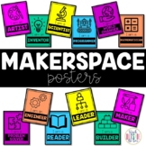 "I Am" Makerspace Posters - STEM decor