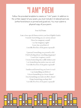 Preview of "I Am Poem" - Start of the year getting to know you assignment