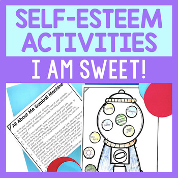 Preview of Self Esteem Activities For School Counseling Lessons On Self Love And Confidence