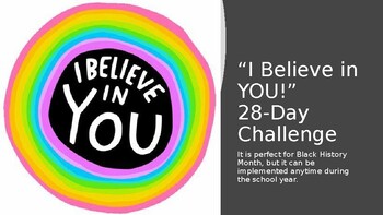 Preview of "I Believe In You" 28-Day Challenge