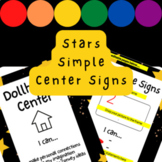 "I Can" Center Signs - EDITABLE - STARS