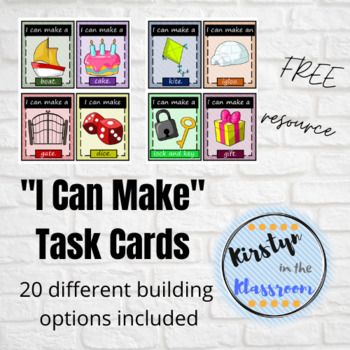 Preview of "I Can Make" Task Cards