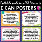"I Can" Posters: Earth & Space Science High School Florida