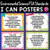 "I Can" Posters: Environmental Science High School Florida