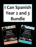 "I Can" Spanish Year 2 and 3 Bundle