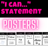 "I Can..." Statement Posters