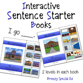 "I Go" Interactive / Adapted Sentence Starter Book