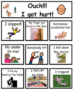 Preview of "I Got Hurt" Board