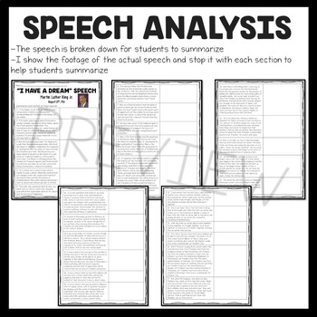 I Have a Dream Speech Analysis Discussion Guide  I have a dream speech,  Discussion guide, I have a dream