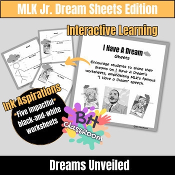Preview of ‘’I Have A Dream Activity Sheets’’ Inspired by Martin Luther King Jr.