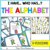 "I Have, Who Has" Alphabet Game (capital and lowercase letters)