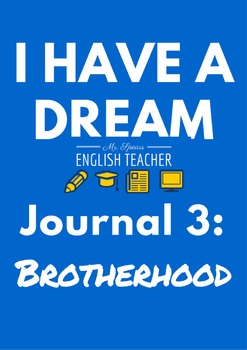 Preview of "I Have a Dream" Reflective Journal 3