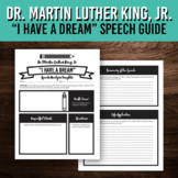 "I Have a Dream" Speech Doodle Listening Notes Template | MLK Day