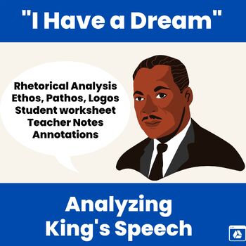 Preview of "I Have a Dream Speech" Rhetorical Analysis Lesson