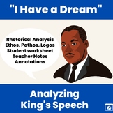 "I Have a Dream Speech" Rhetorical Analysis Lesson